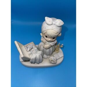 PRECIOUS MOMENTS Figurine Vintage‎ Jonathan David E-2828 1983 Crying Girl